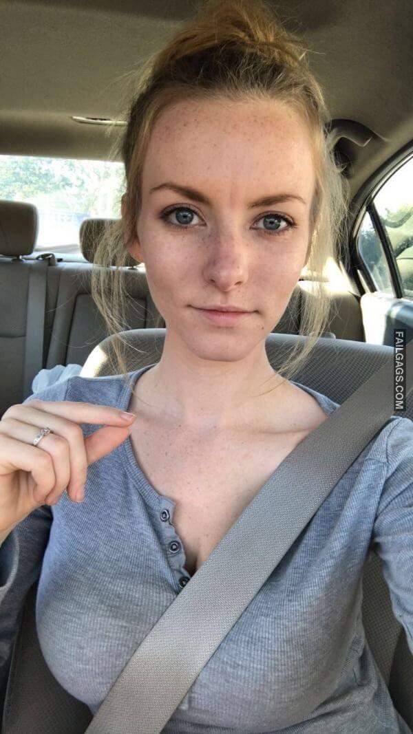 Cute Teen Girls In Seat Belt Strap Boob Showing Big Boobs Photos