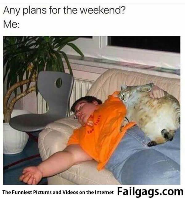 Every Weekend Any Plans for the Weekend Meme