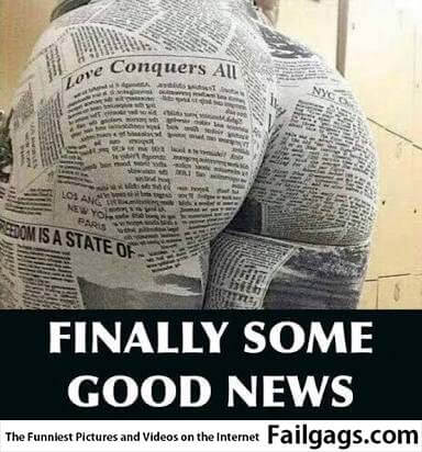 Finally Some Good News Meme