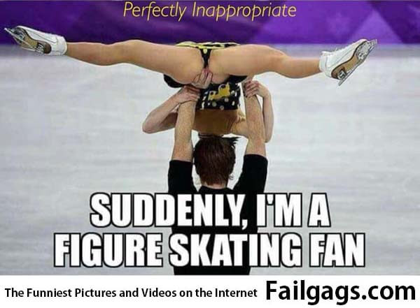 Suddenly I'm a Figure Skating Fan Meme