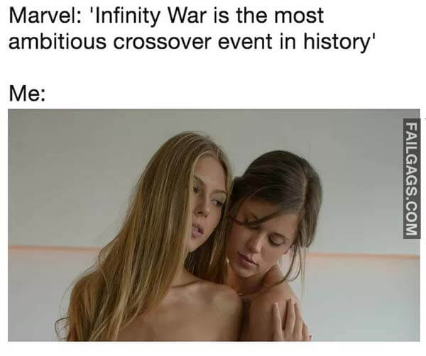 Marvel Infinity War Is the Most Ambitious Crossover Event in History Me Meme