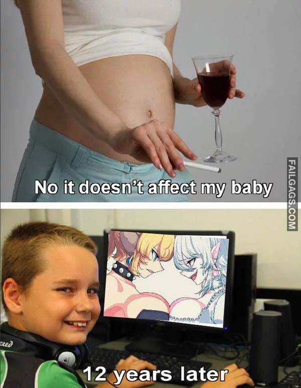 No It Doesn't Affect My Baby 12 Years Later Meme