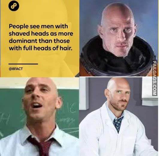People See Men With Shaved Heads As More Dominant Than Those With Full Heads Of Hair Meme