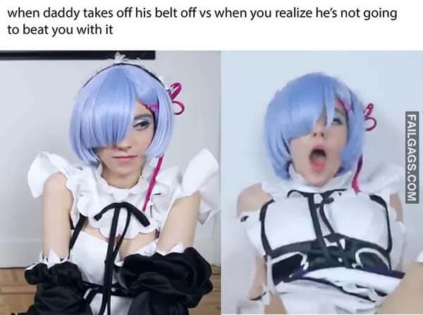 When Daddy Takes Off His Belt Off Vs When You Realize He's Not Going To Beat You With It Meme