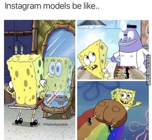 Instagram Models Be Like Meme