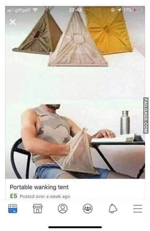 Portable Wanking Tent No One Will Ever Know Meme