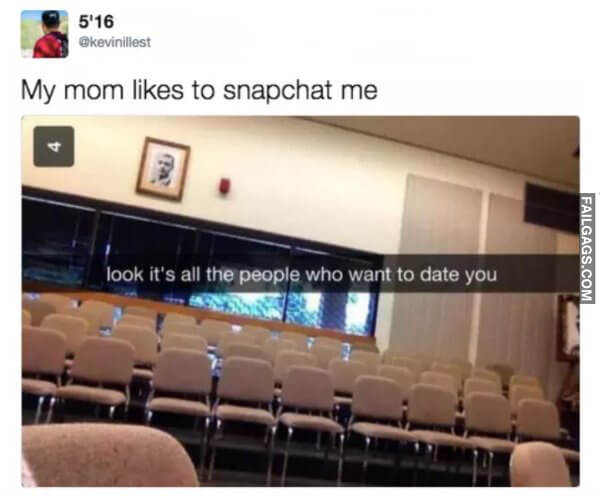 1. This mom brilliantly used Snapchat to deliver the best zinger. 17 Funny Ways Parents Roasting Their Kids