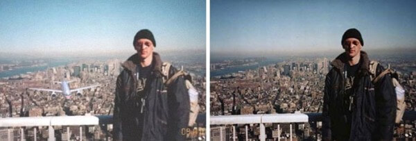 A Photo Of A Tourist Taken Moments Before 9 11 