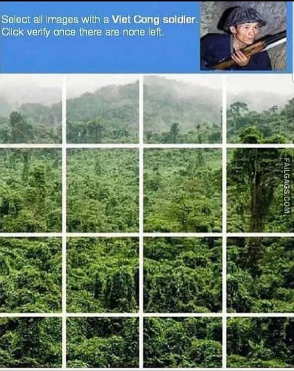 Select All Images With A Viet Cong Soldier Click Verify Once There Are None Left Meme