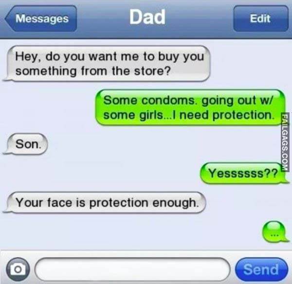 Your face is protection enough 17 funny ways parents roasting their kids