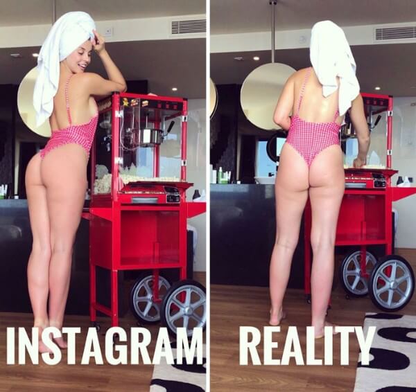28 Girls on Instagram Vs. Real Life Photos That Are Too Real 