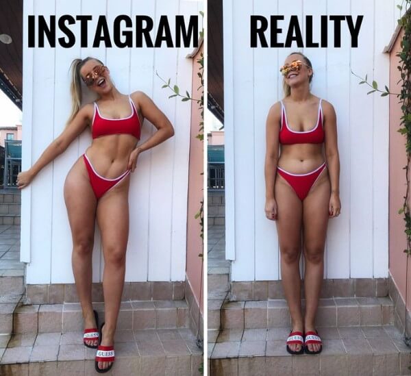 28 Girls on Instagram Vs. Real Life Photos That Are Too Real 