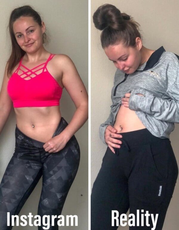 28 Girls on Instagram Vs. Real Life Photos That Are Too Real 