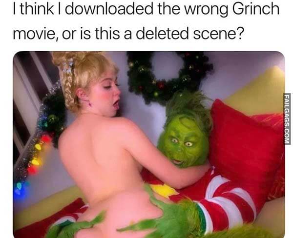 I Think I Downloaded the Wrong Grinch Movie, or Is This a Deleted Scene? Meme