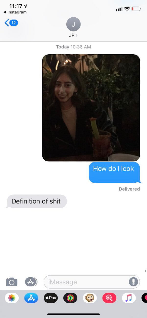 Never Ask Your Brother How You Look 