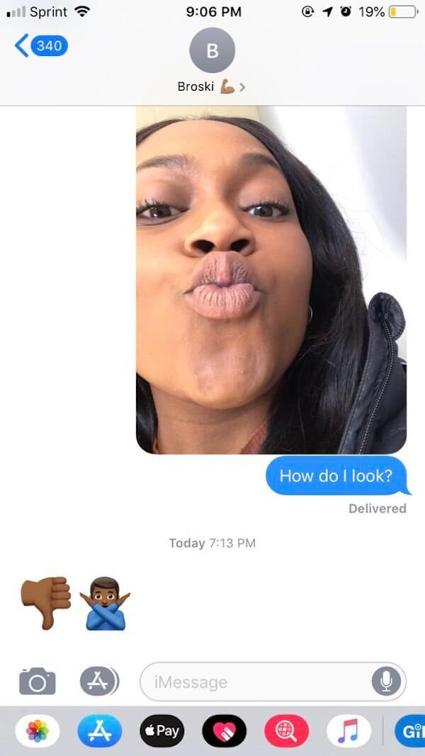 Never Ask Your Brother How You Look 