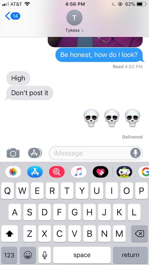 Never Ask Your Brother How You Look 