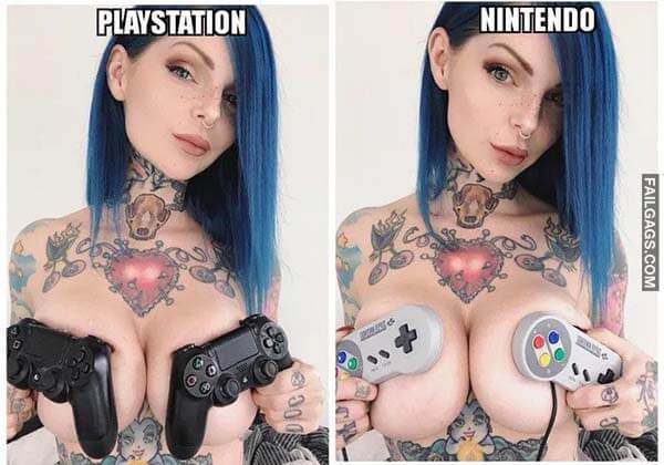 Playstation Vs Nintendo Meme