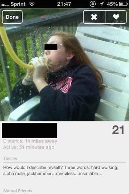 Welcome To Tinder Where shame doesn’t exist 