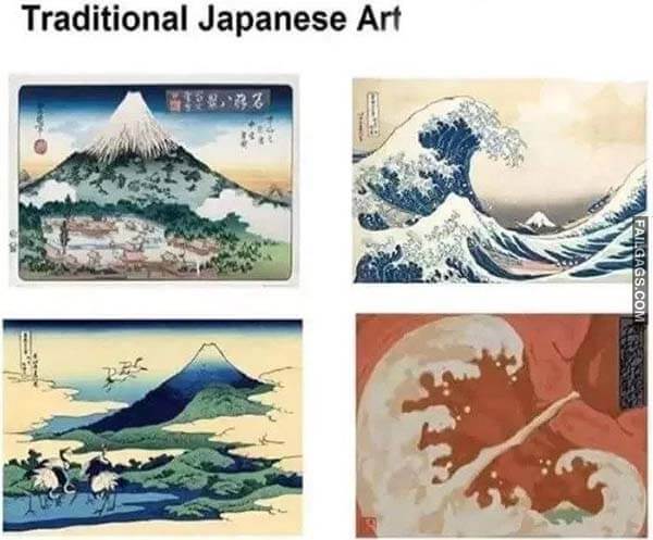 Traditional Japanese Art Meme