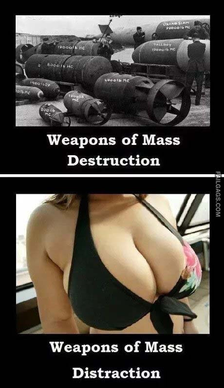 Weapons of Mass Destruction Vs Weapons of Mass Distraction Meme