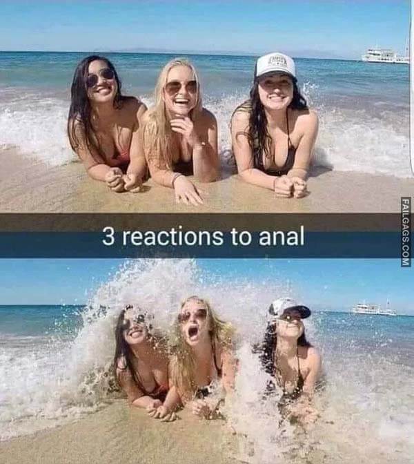 3 Reactions to Anal Meme