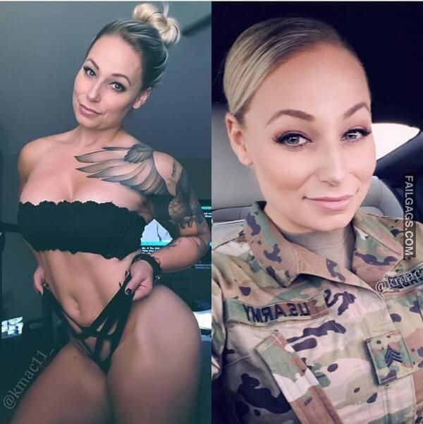 Beautiful Badasses Girls in and Out of Uniform 