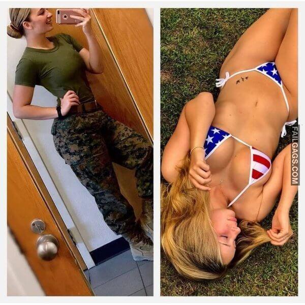 Beautiful Badasses Girls in and Out of Uniform 