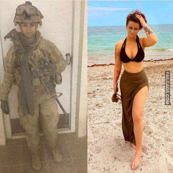Beautiful Badasses Girls in and Out of Uniform 