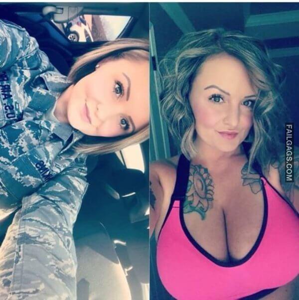 Beautiful Badasses Girls in and Out of Uniform 