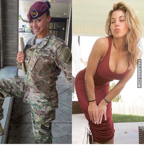 Beautiful Badasses Girls in and Out of Uniform 