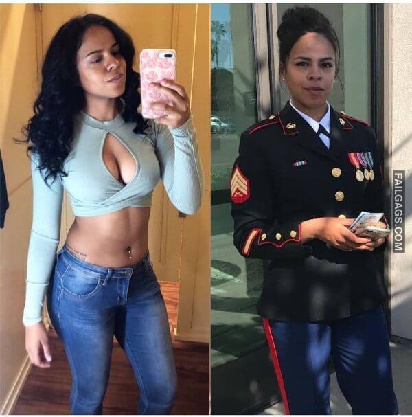Beautiful Badasses Girls in and Out of Uniform 