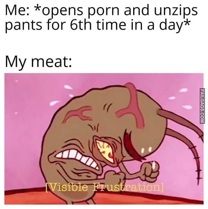 Mastarbation 6th Time in a Day Me Opens Porn and Unzips Pants for 6th Time in a Day My Meat Visible Frustration Memes