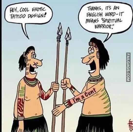 Tribal Tattoo Spiritual Warrior Hey Cool Exotic Tattoo Design Thanks Its an English Word It Means Spiritual Warrior Meme