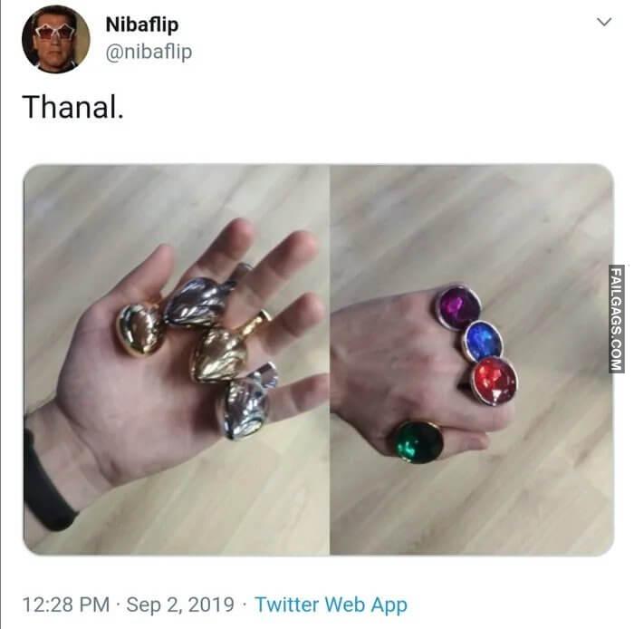 Thanos Infinity Stones Anal Plug