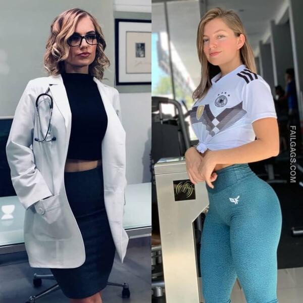   Sexy Badass Girls in and Out of Uniform