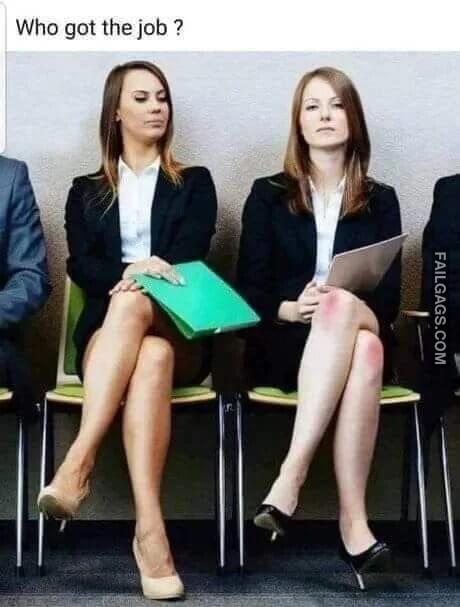 Which One Got Job and Why Tell the Reason Who Got the Job Meme