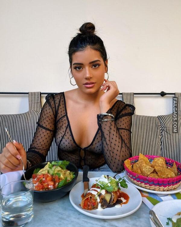 Hot Girls in Mesh Dress 11