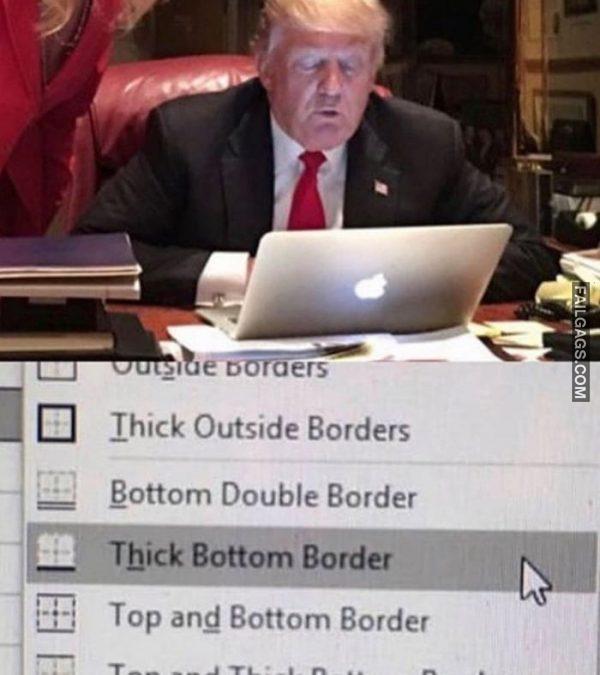 Thick Bottom Border Memes