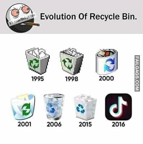 Evolution of Recycle Bin Memes