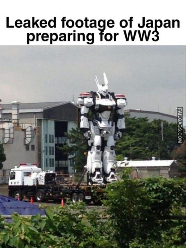 Leaked footage of japan preparing for WW3 Memes
