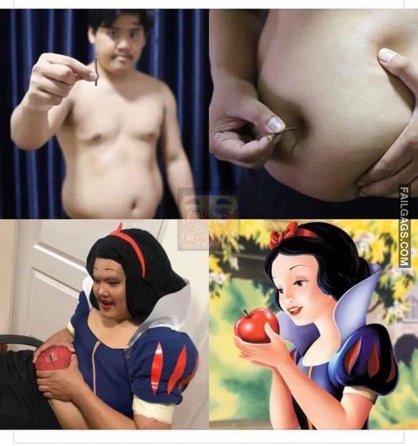 Funny Snow White Cosplay