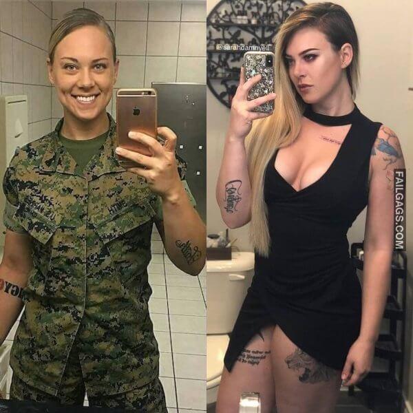Beautiful Badasses in and Out of Uniform 9