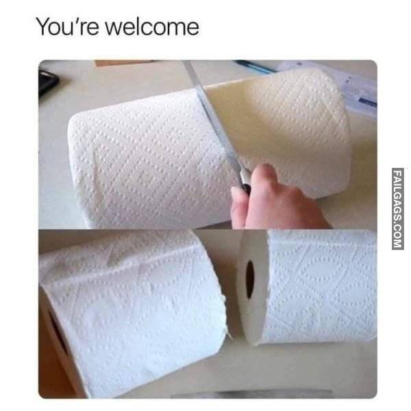 Funny Toilet Paper Memes 17