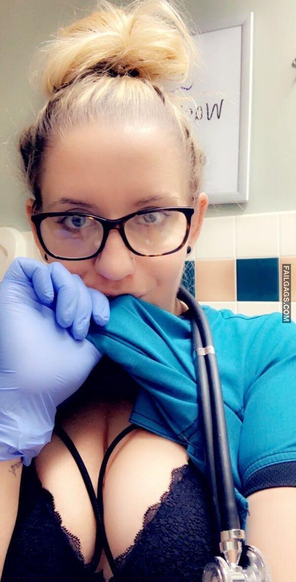 Naughty Nurse With Big Tits 7