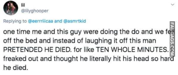 When Sex Goes Wrong Funny Tweets 9