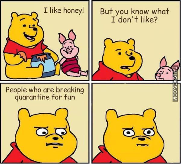 I Like Honey! But You Know What I Don't Like? People Who Are Breaking Quarantine for Fun Memes