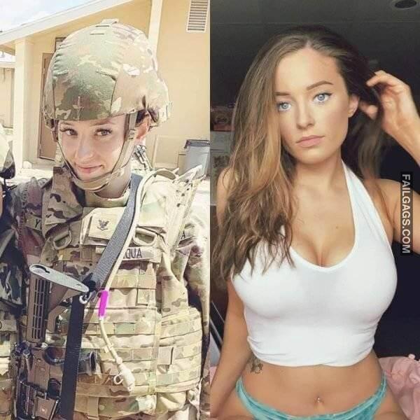 super hot Girls With And Without Uniform 18