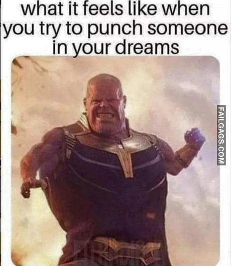 What It Feels Like When You Try to Punch Someone in Your Dreams Memes
