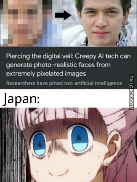Creepy Ai Tech Can Generate Photo-realistic Faces From Extremely Pixelated Images Japan Memes